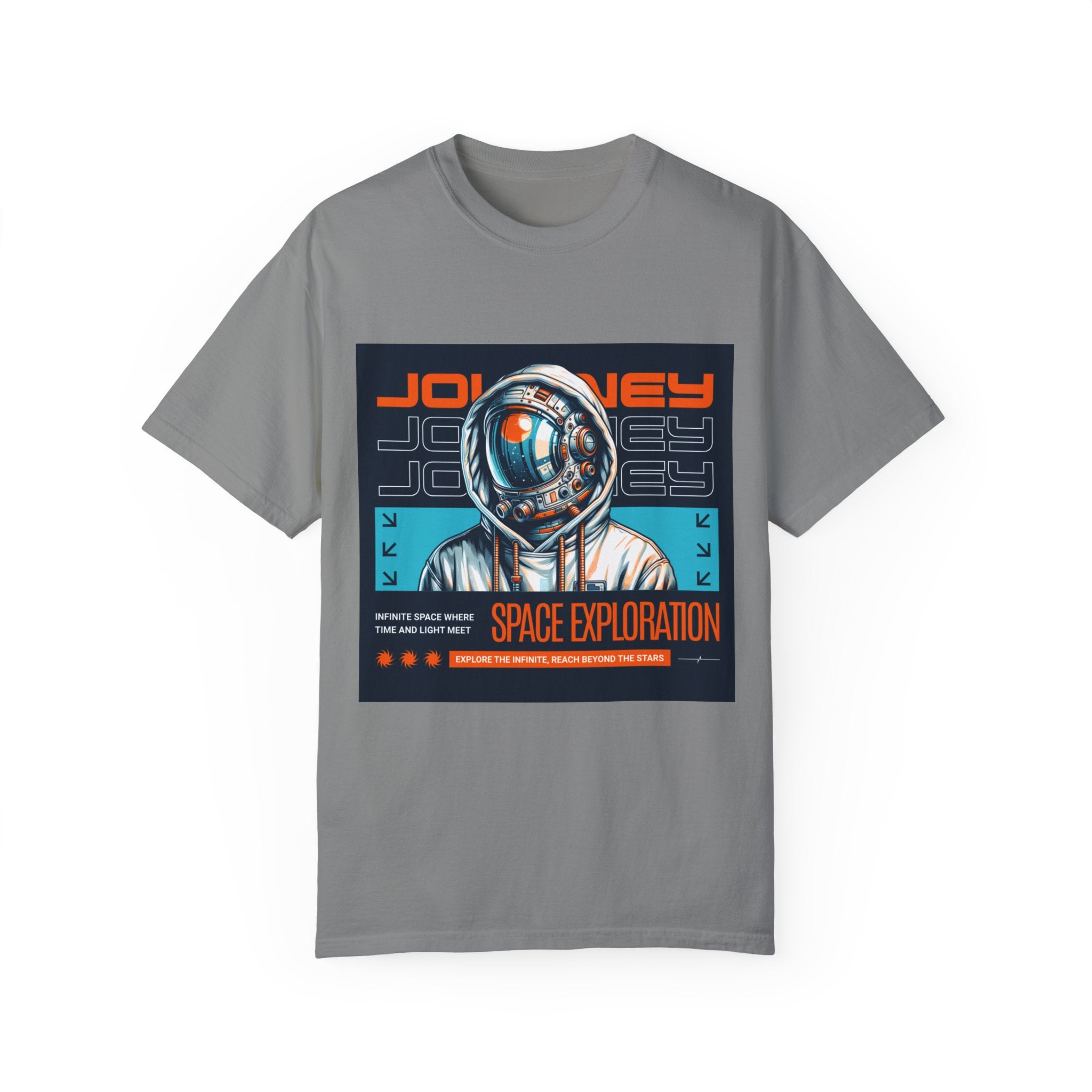Space Exploration Unisex Garment-Dyed T-Shirt - Journey to the Stars