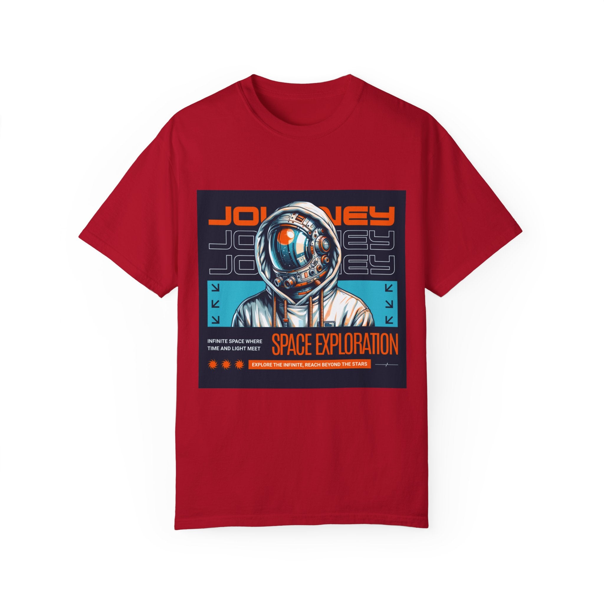 Space Exploration Unisex Garment-Dyed T-Shirt - Journey to the Stars
