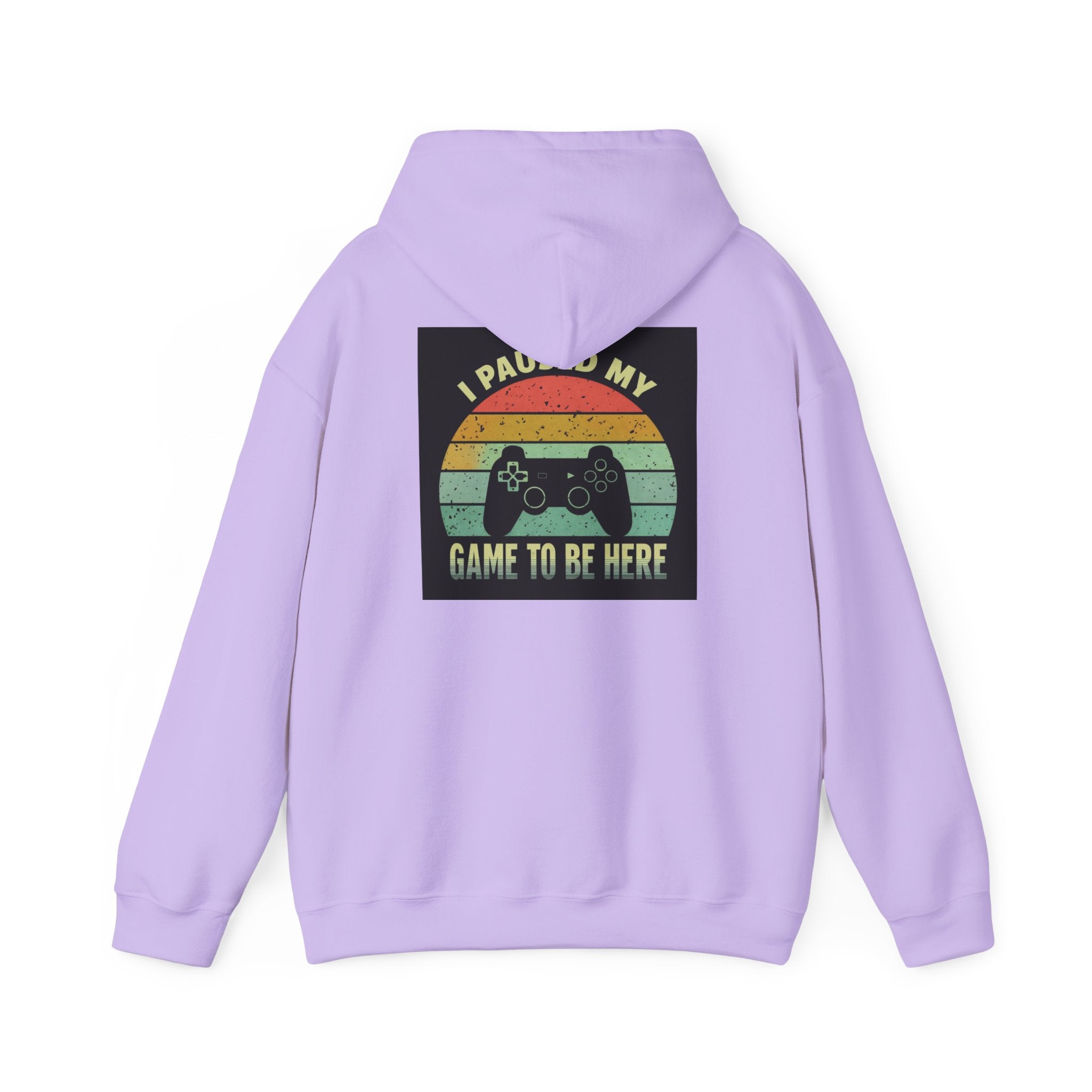 I Paused My Game Unisex Heavy Blend™ Hooded Sweatshirt - Gamer Hoodie for Casual Comfort