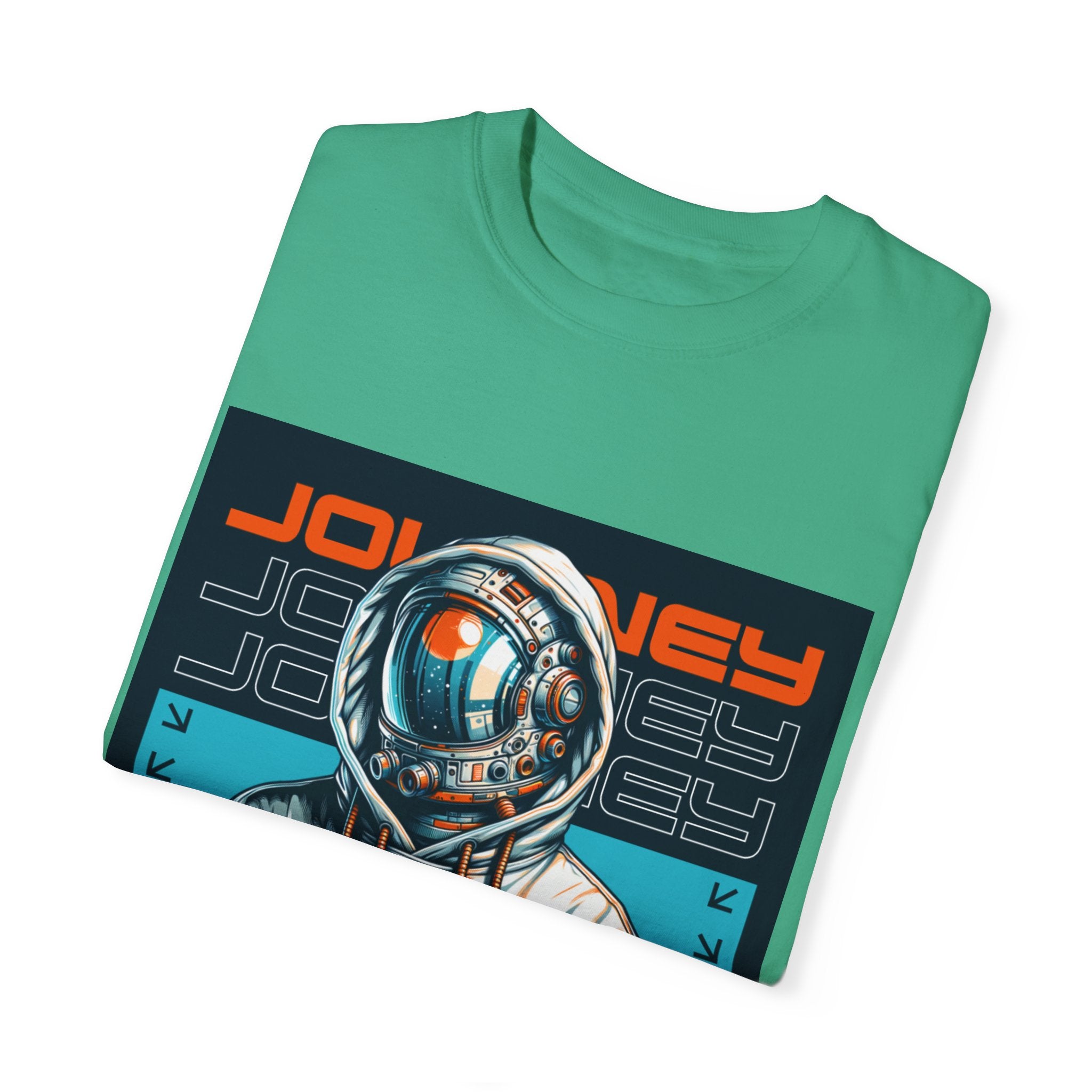 Space Exploration Unisex Garment-Dyed T-Shirt - Journey to the Stars