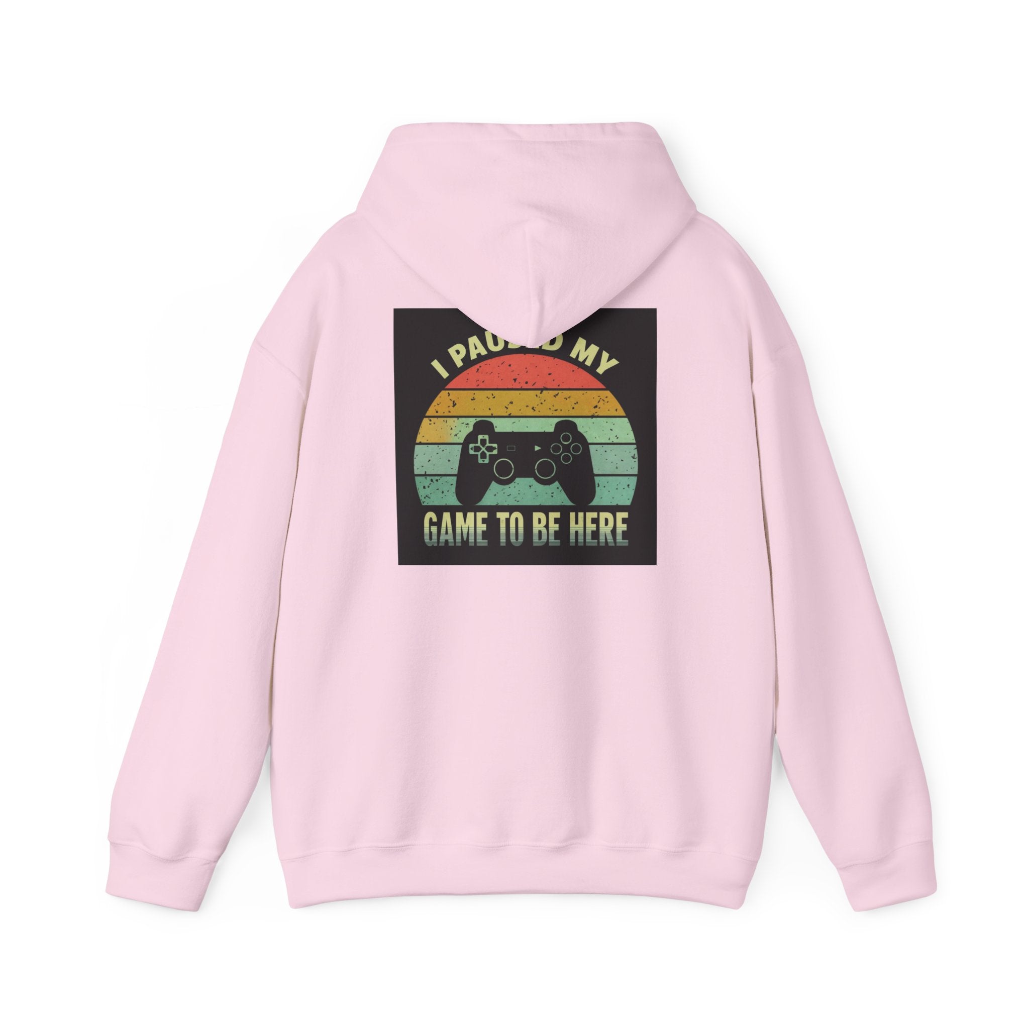 I Paused My Game Unisex Heavy Blend™ Hooded Sweatshirt - Gamer Hoodie for Casual Comfort
